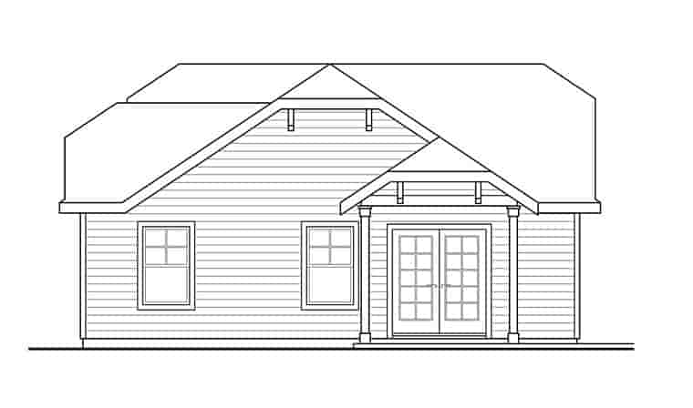 Cottage, Country 2 Car Garage Plan 41276 Picture 1
