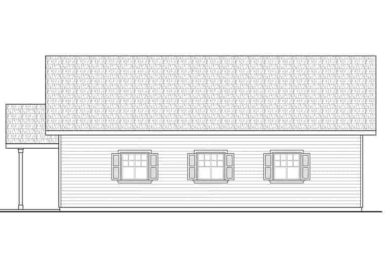 Country, Craftsman, Southern, Traditional 2 Car Garage Apartment Plan 41292 Picture 1