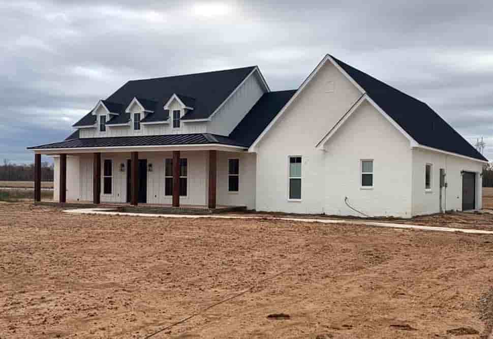 Country, Farmhouse, Southern House Plan 41409 with 3 Beds, 3 Baths, 2 Car Garage Picture 2