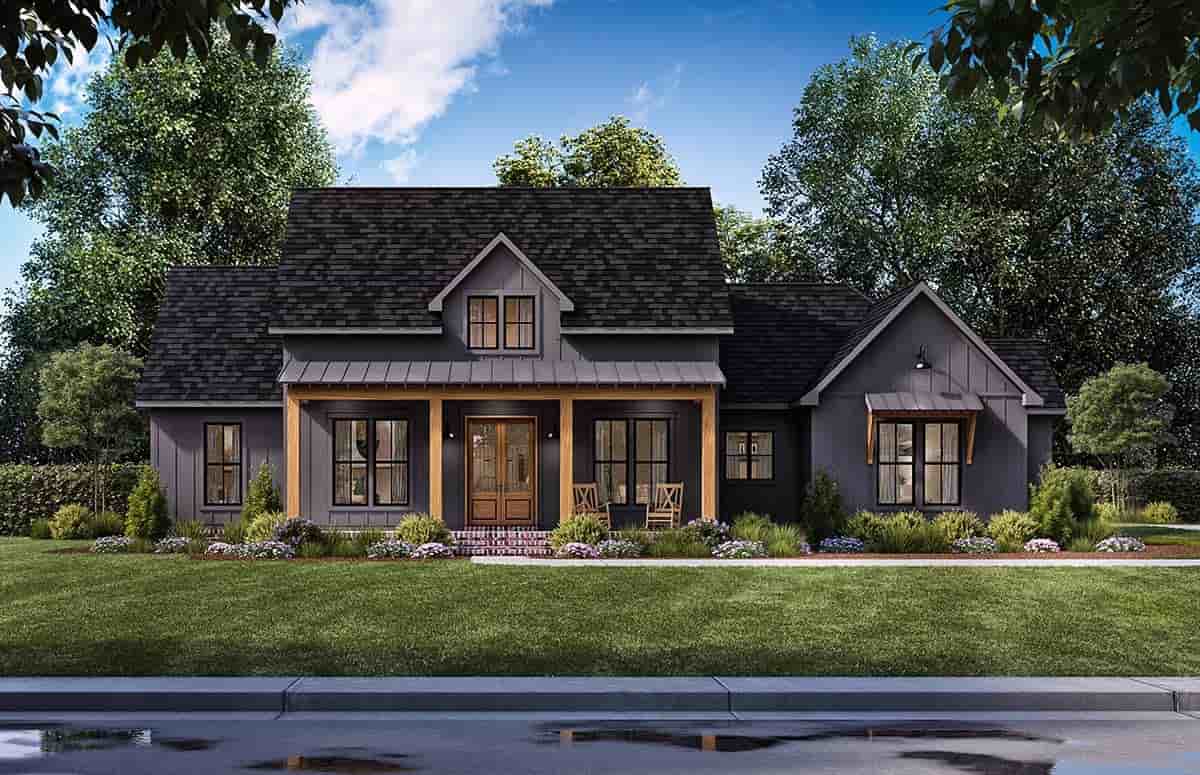 Craftsman, Farmhouse House Plan 41464 with 4 Beds, 3 Baths, 2 Car Garage Picture 1