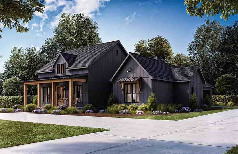 Craftsman, Farmhouse House Plan 41464 with 4 Beds, 3 Baths, 2 Car Garage Picture 4