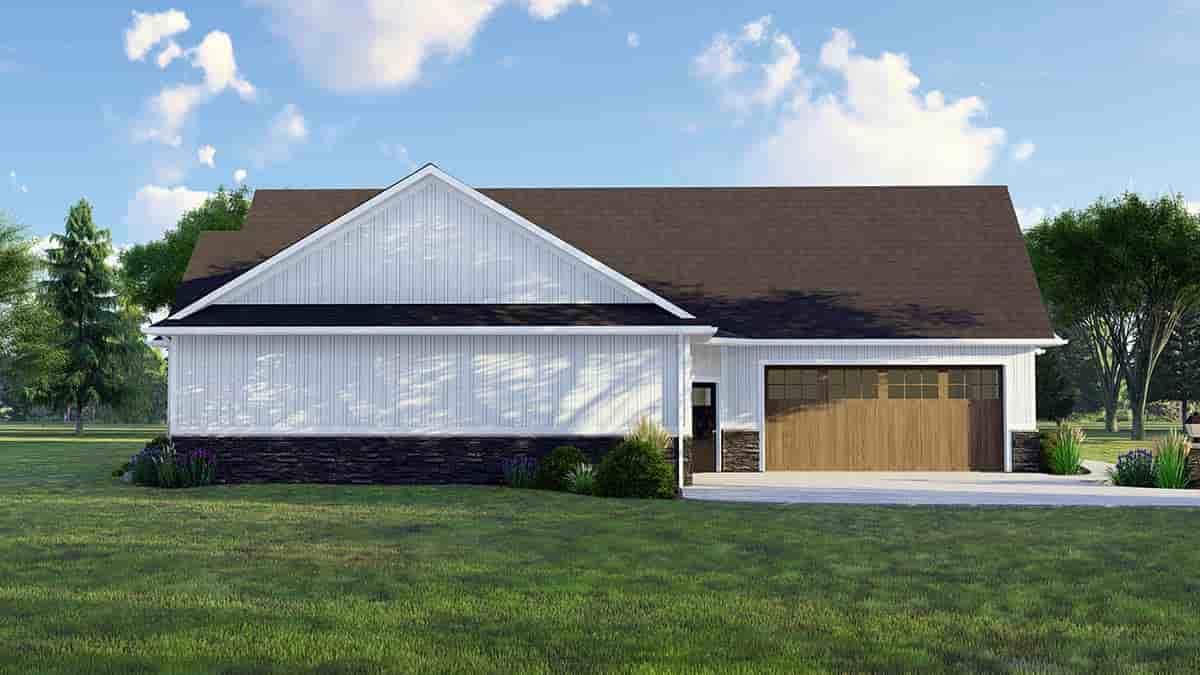 Country, Farmhouse, Ranch House Plan 41800 with 3 Beds, 4 Baths, 3 Car Garage Picture 2
