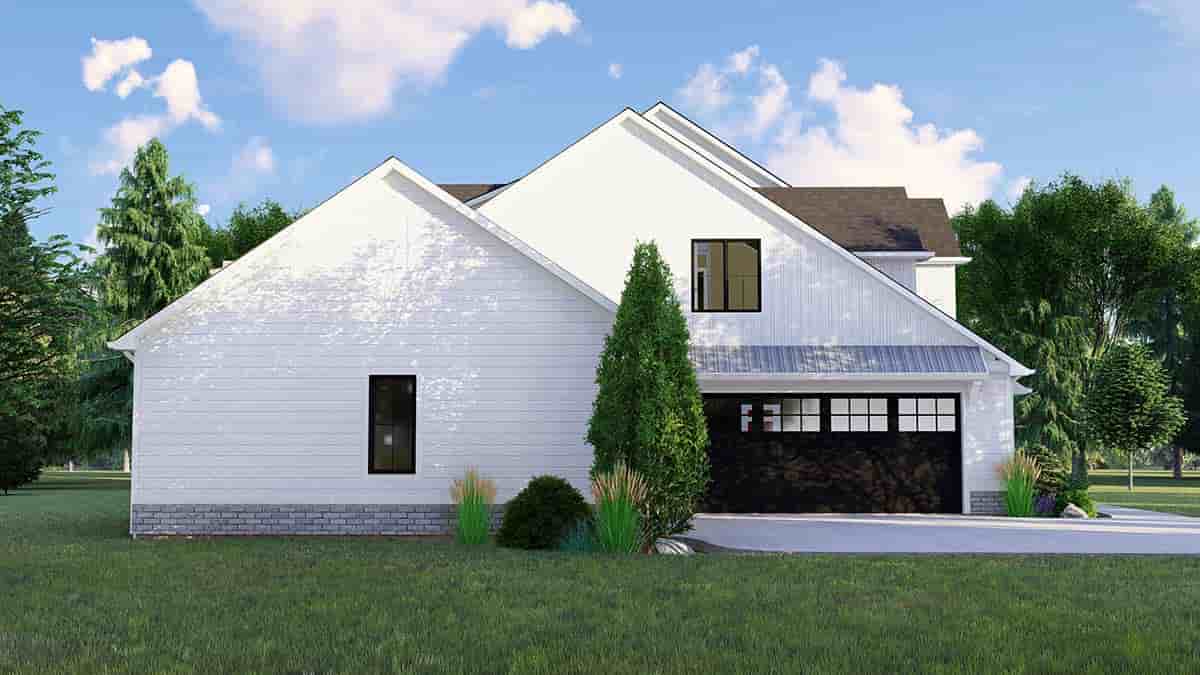 Country, Farmhouse House Plan 41803 with 5 Beds, 4 Baths, 4 Car Garage Picture 2