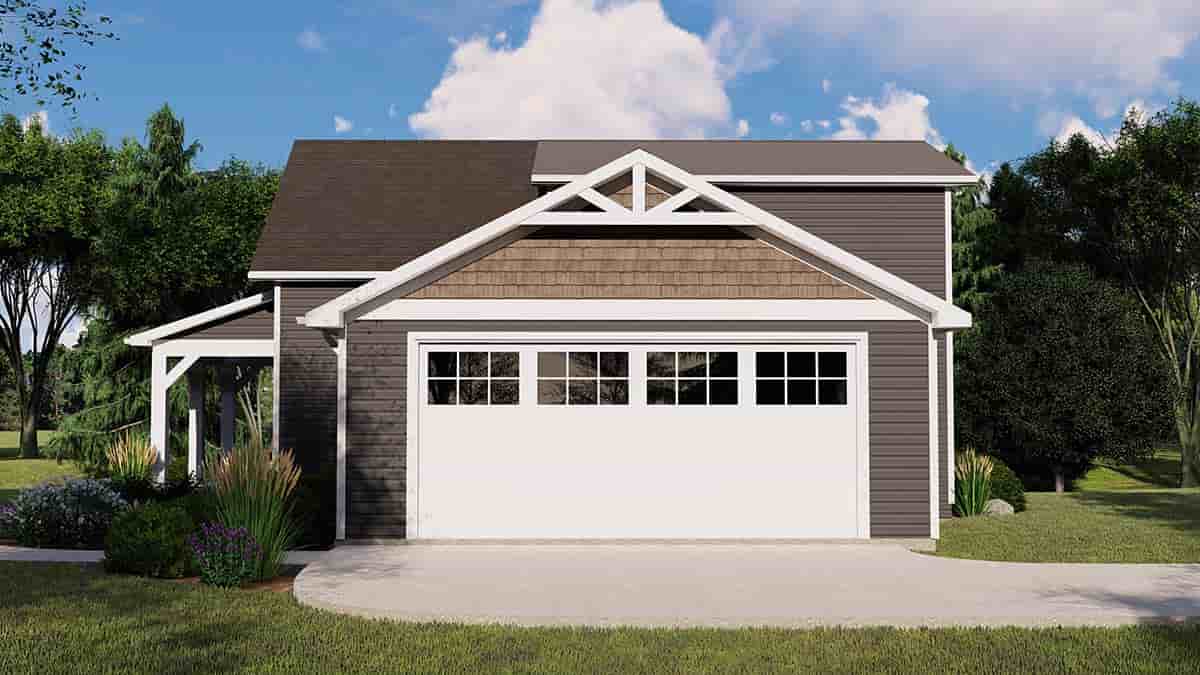 Cabin, Cottage, Country, Craftsman House Plan 41804 with 3 Beds, 3 Baths, 2 Car Garage Picture 1