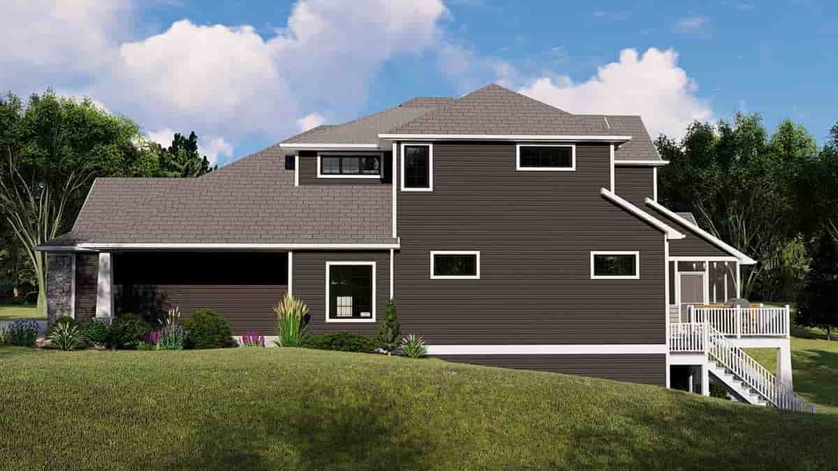 Cottage, Country, Craftsman House Plan 41808 with 3 Beds, 3 Baths, 3 Car Garage Picture 1
