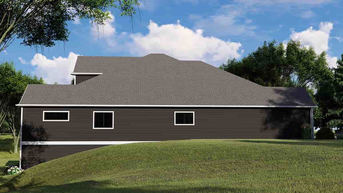 Cottage, Country, Craftsman House Plan 41808 with 3 Beds, 3 Baths, 3 Car Garage Picture 2