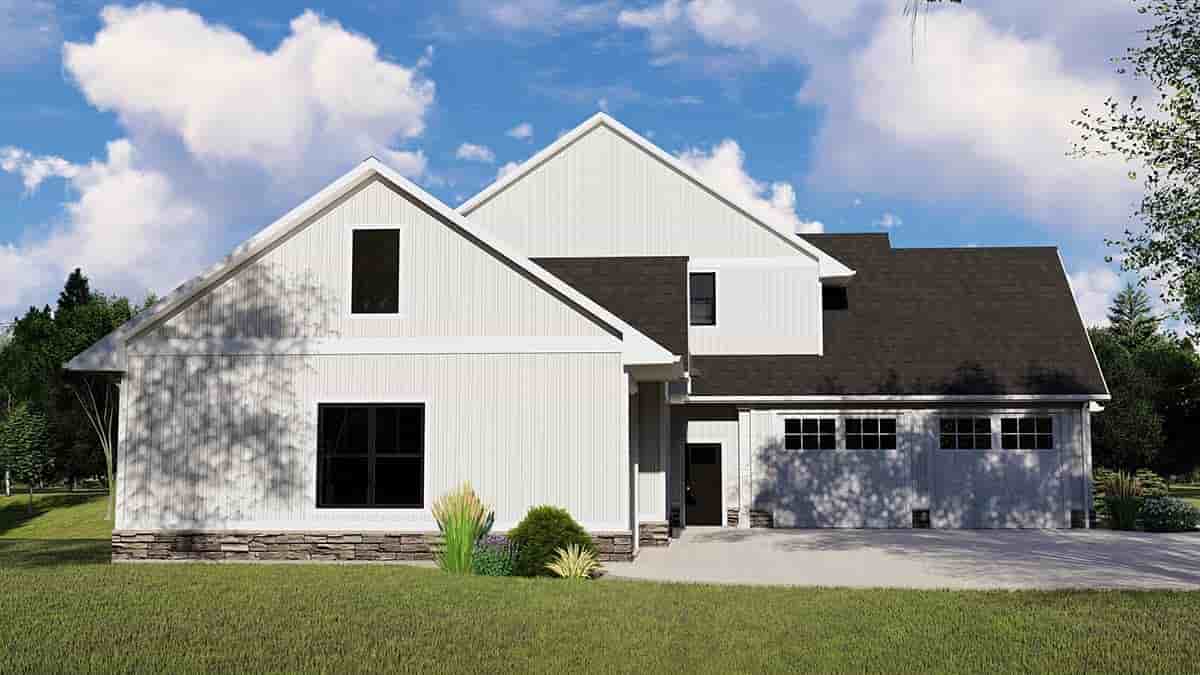 Cottage, Country, Craftsman House Plan 41812 with 4 Beds, 5 Baths, 3 Car Garage Picture 2
