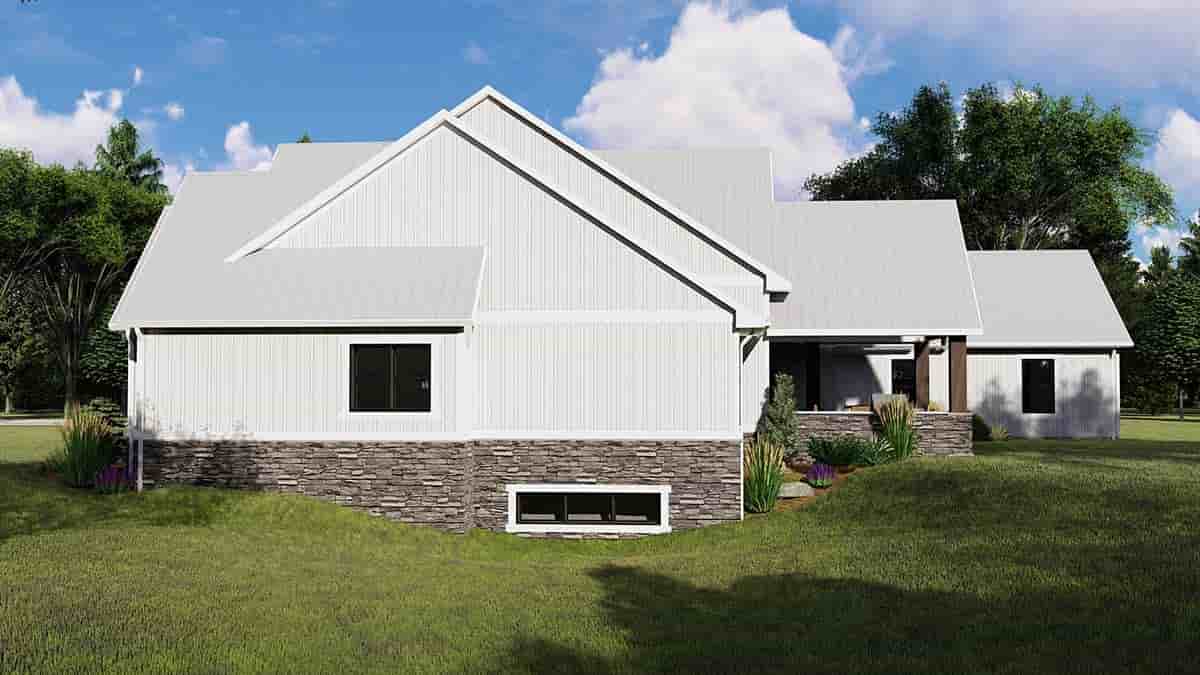 Country, Craftsman, Farmhouse, Traditional House Plan 41814 with 3 Beds, 4 Baths, 3 Car Garage Picture 1