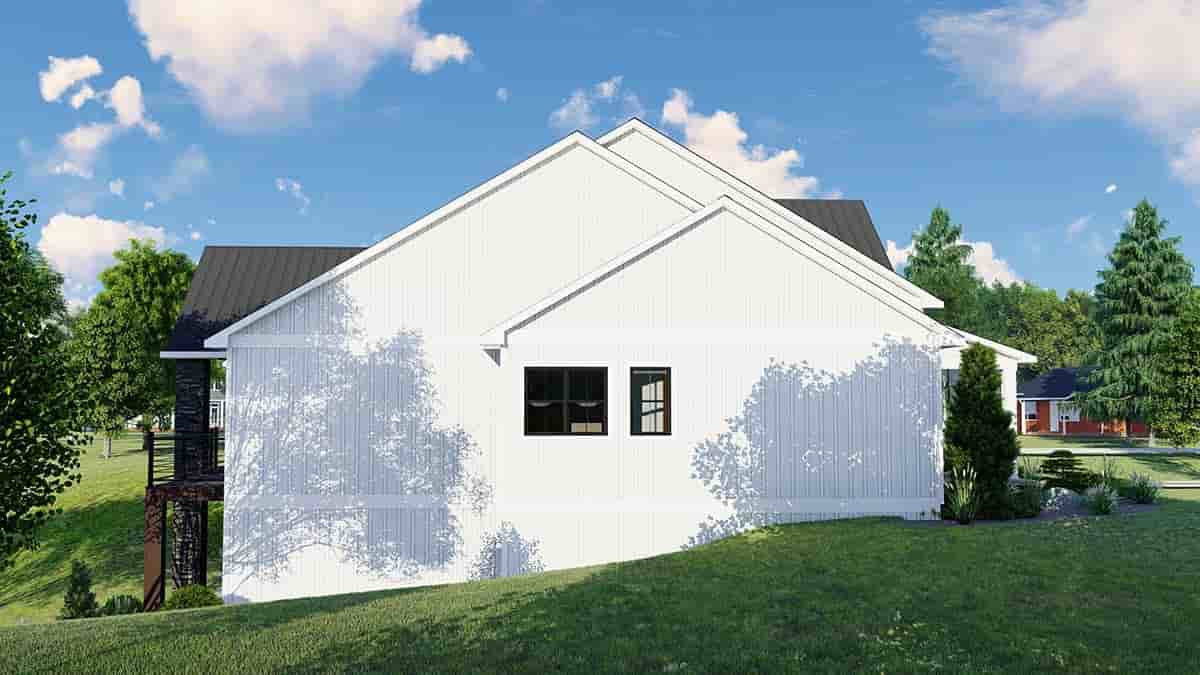 Country, Farmhouse, Ranch, Traditional House Plan 41822 with 1 Beds, 2 Baths, 2 Car Garage Picture 2