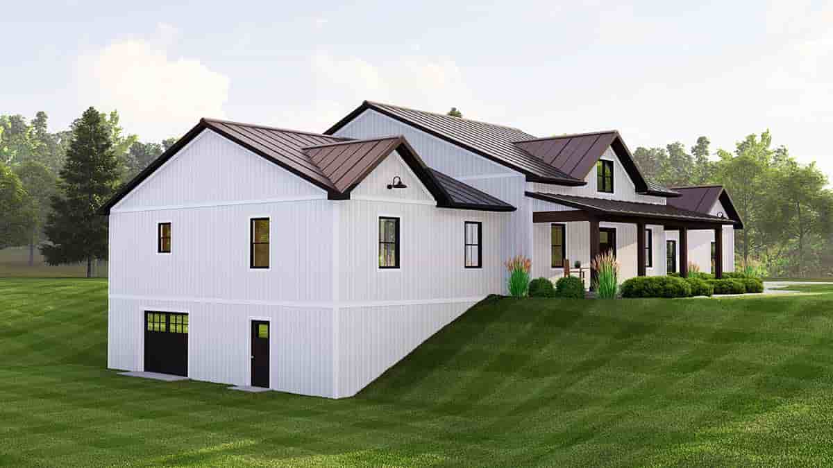 Country, Farmhouse House Plan 41886 with 3 Beds, 2 Baths, 2 Car Garage Picture 2