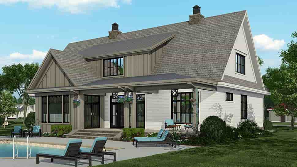 Country House Plan 41900 with 4 Beds, 4 Baths, 2 Car Garage Picture 3