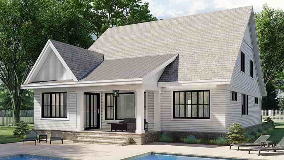 Farmhouse House Plan 41904 with 4 Beds, 4 Baths, 2 Car Garage Picture 4