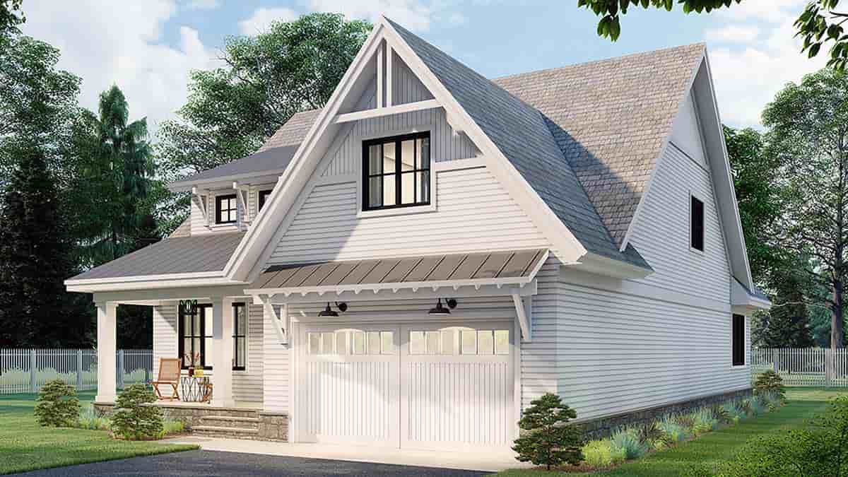 Farmhouse House Plan 41905 with 3 Beds, 3 Baths, 2 Car Garage Picture 1