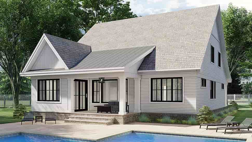 Farmhouse House Plan 41905 with 3 Beds, 3 Baths, 2 Car Garage Picture 4