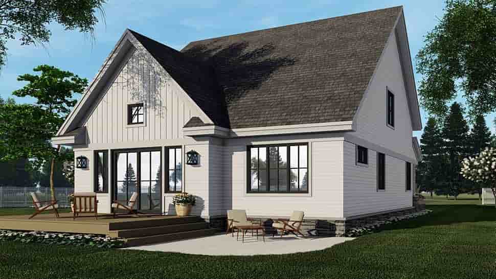 Farmhouse House Plan 41908 with 4 Beds, 3 Baths, 2 Car Garage Picture 6