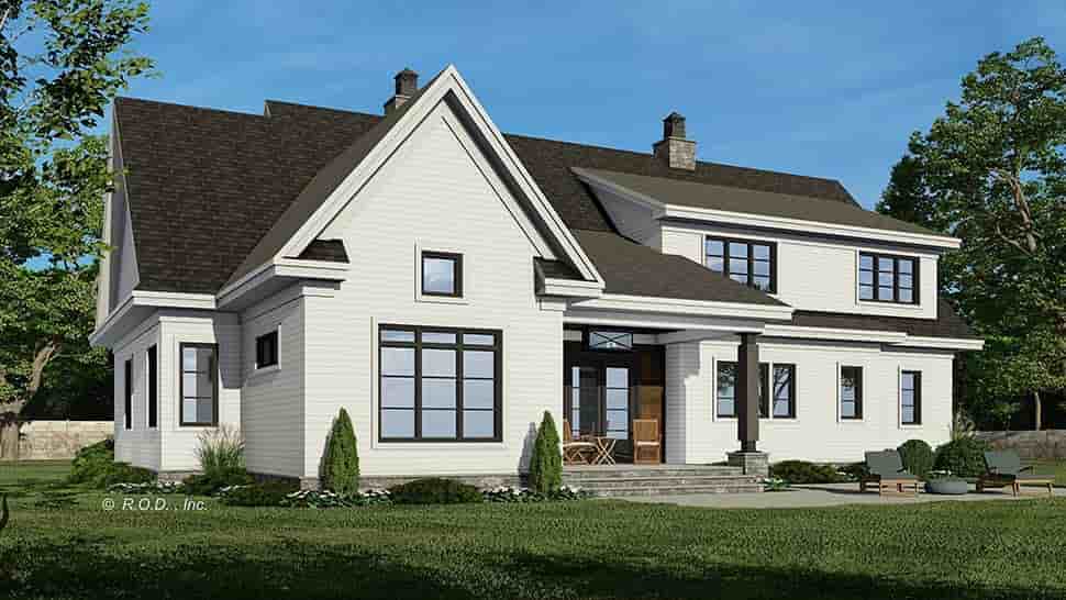 Country, Craftsman, Farmhouse House Plan 41924 with 5 Beds, 5 Baths, 2 Car Garage Picture 3