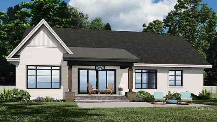 Country, Craftsman, Farmhouse, Traditional House Plan 41926 with 3 Beds, 2 Baths, 2 Car Garage Picture 5