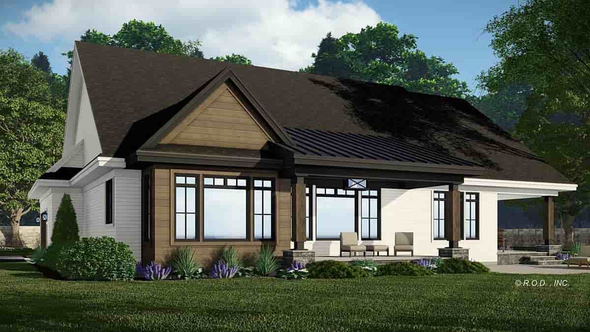 Farmhouse, Traditional House Plan 41939 with 4 Beds, 4 Baths, 2 Car Garage Picture 1