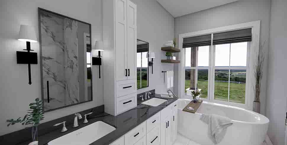 Country, Farmhouse House Plan 41946 with 3 Beds, 4 Baths, 3 Car Garage Picture 27