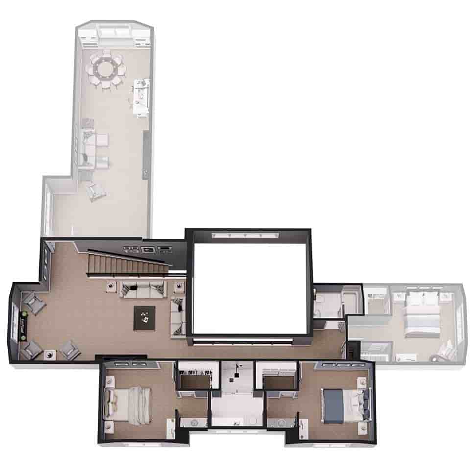 Country, Farmhouse House Plan 41946 with 3 Beds, 4 Baths, 3 Car Garage Picture 6