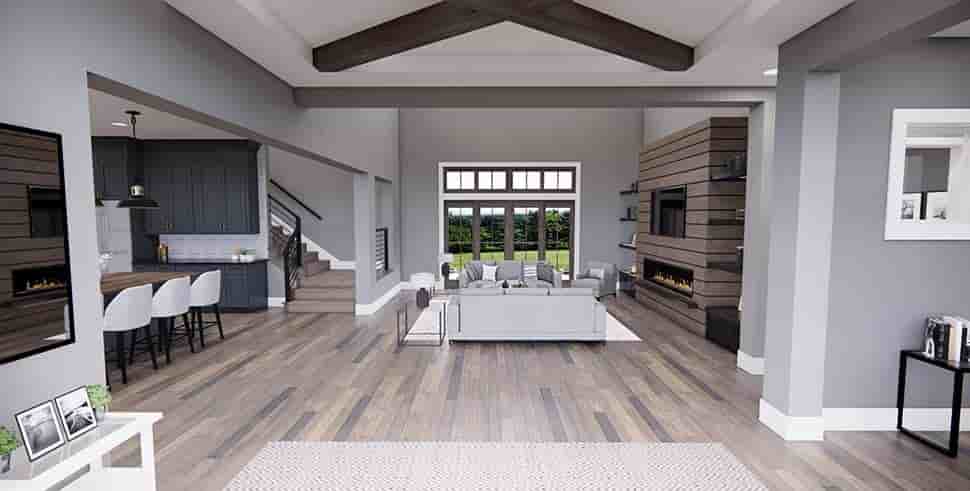 Country, Farmhouse House Plan 41946 with 3 Beds, 4 Baths, 3 Car Garage Picture 7