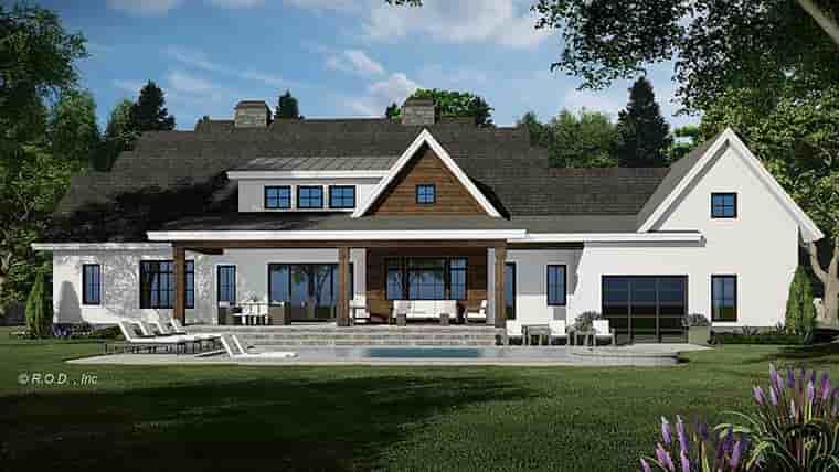 Country, Craftsman, Farmhouse House Plan 41954 with 5 Beds, 4 Baths, 3 Car Garage Picture 5