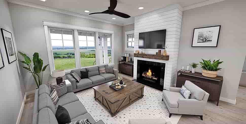 Cottage, Country, Farmhouse House Plan 41969 with 3 Beds, 4 Baths Picture 13