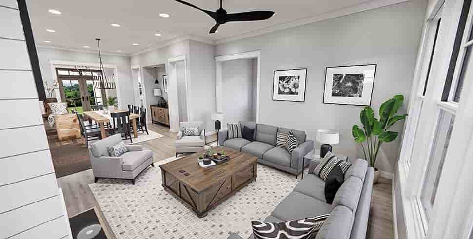 Cottage, Country, Farmhouse House Plan 41969 with 3 Beds, 4 Baths Picture 15