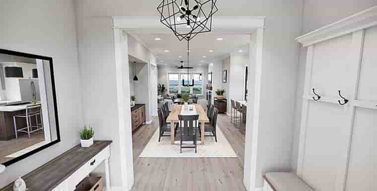 Cottage, Country, Farmhouse House Plan 41969 with 3 Beds, 4 Baths Picture 5