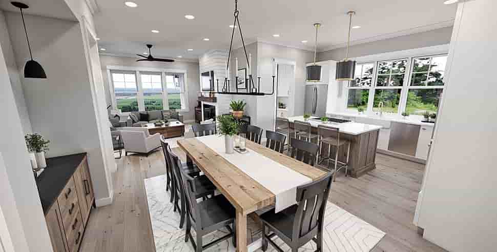 Cottage, Country, Farmhouse House Plan 41969 with 3 Beds, 4 Baths Picture 7