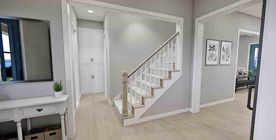Country, Farmhouse, New American House Plan 41973 with 4 Beds, 4 Baths, 2 Car Garage Picture 12