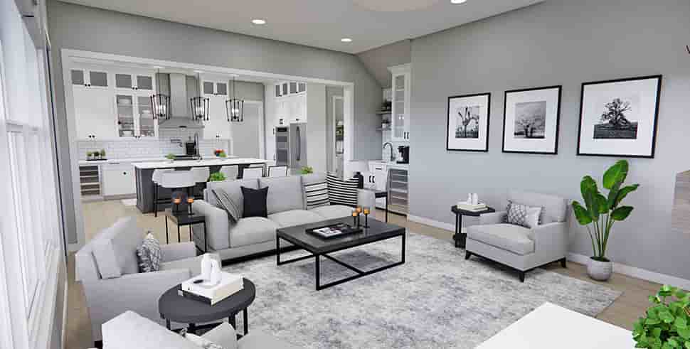 Country, Farmhouse, New American House Plan 41973 with 4 Beds, 4 Baths, 2 Car Garage Picture 31