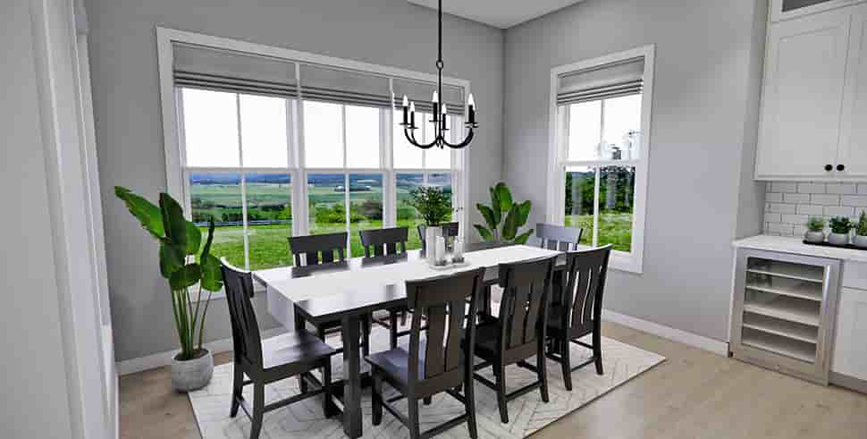 Country, Farmhouse, New American House Plan 41973 with 4 Beds, 4 Baths, 2 Car Garage Picture 34