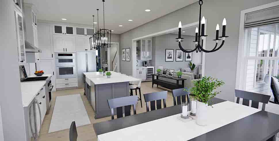 Country, Farmhouse, New American House Plan 41973 with 4 Beds, 4 Baths, 2 Car Garage Picture 35