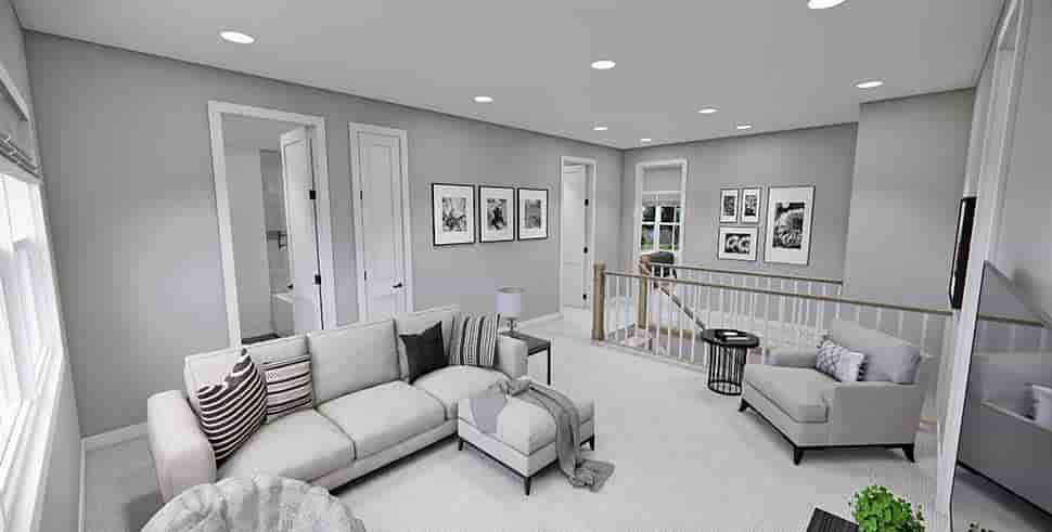 Country, Farmhouse, New American House Plan 41973 with 4 Beds, 4 Baths, 2 Car Garage Picture 44