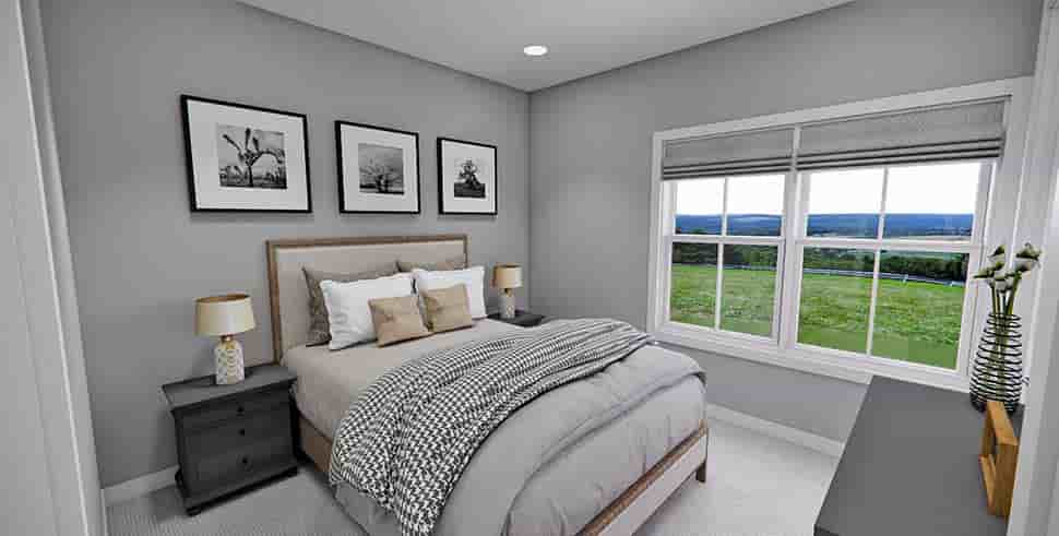 Country, Farmhouse, New American House Plan 41973 with 4 Beds, 4 Baths, 2 Car Garage Picture 51