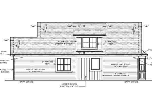 Cottage, Farmhouse, Ranch, Traditional House Plan 42504 with 3 Beds, 2 Baths Picture 2