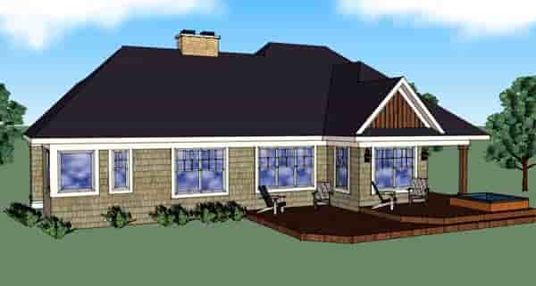 Craftsman House Plan 42613 with 3 Beds, 2 Baths, 2 Car Garage Picture 2