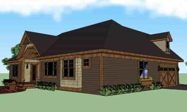Craftsman House Plan 42615 with 3 Beds, 4 Baths, 2 Car Garage Picture 1