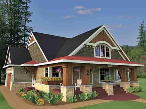 Bungalow, Cottage, Craftsman, Traditional House Plan 42618 with 3 Beds, 2 Baths, 2 Car Garage Picture 5