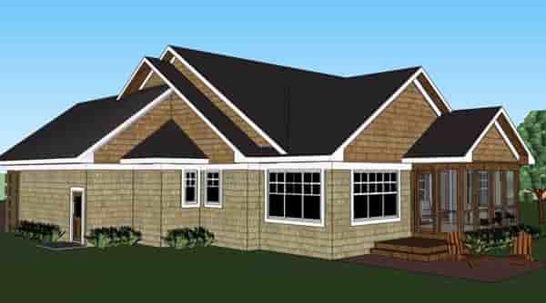 Traditional House Plan 42620 with 3 Beds, 2 Baths, 2 Car Garage Picture 3
