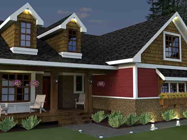 Craftsman House Plan 42623 with 3 Beds, 2 Baths, 2 Car Garage Picture 1