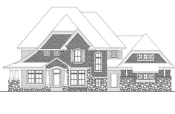 House Plan 42640 with 4 Beds, 4 Baths, 3 Car Garage Picture 1