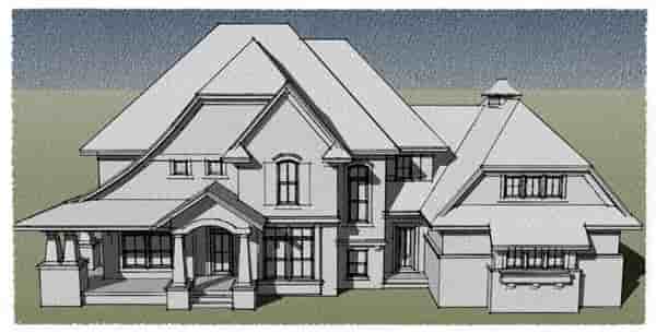 House Plan 42640 with 4 Beds, 4 Baths, 3 Car Garage Picture 2