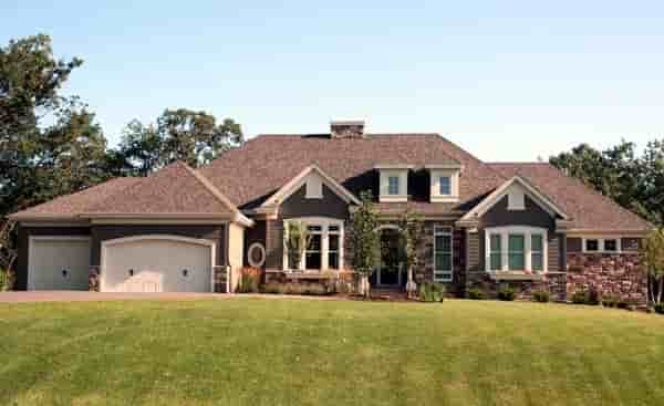 House Plan 42648 with 4 Beds, 5 Baths, 4 Car Garage Picture 1