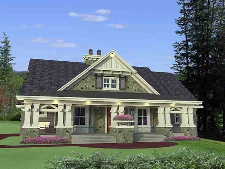 Craftsman House Plan 42653 with 3 Beds, 3 Baths, 2 Car Garage Picture 10