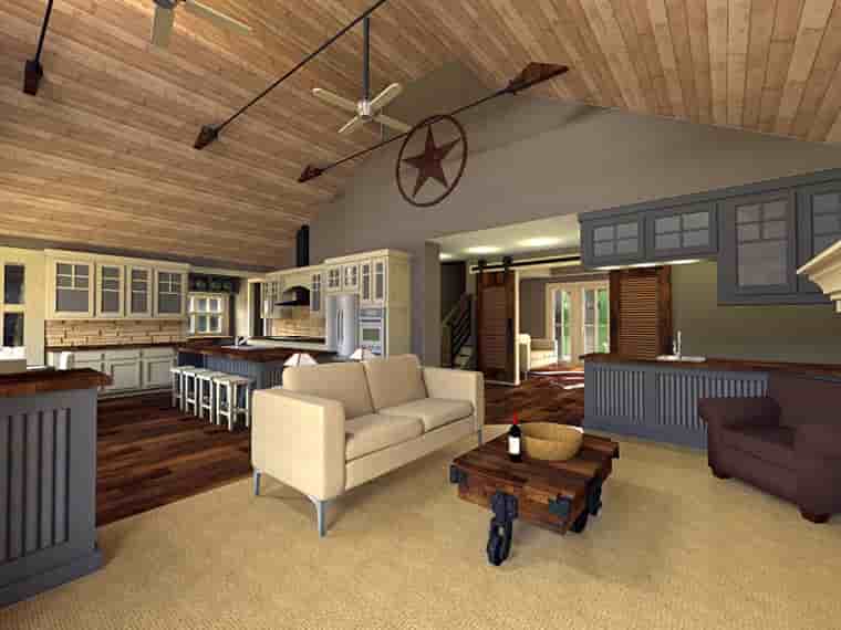 Craftsman House Plan 42653 with 3 Beds, 3 Baths, 2 Car Garage Picture 6