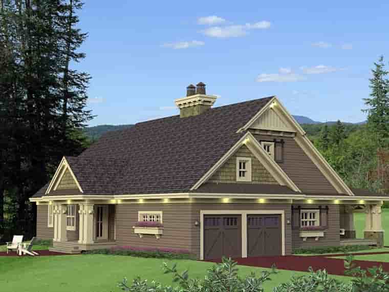Craftsman House Plan 42653 with 3 Beds, 3 Baths, 2 Car Garage Picture 7