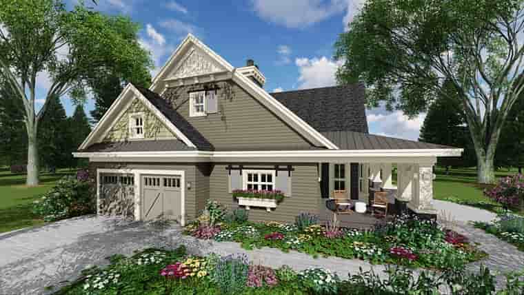 Craftsman House Plan 42653 with 3 Beds, 3 Baths, 2 Car Garage Picture 8