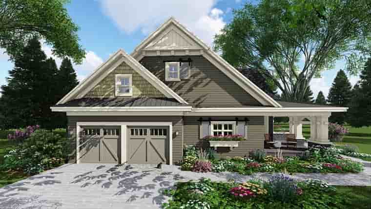Craftsman House Plan 42653 with 3 Beds, 3 Baths, 2 Car Garage Picture 9